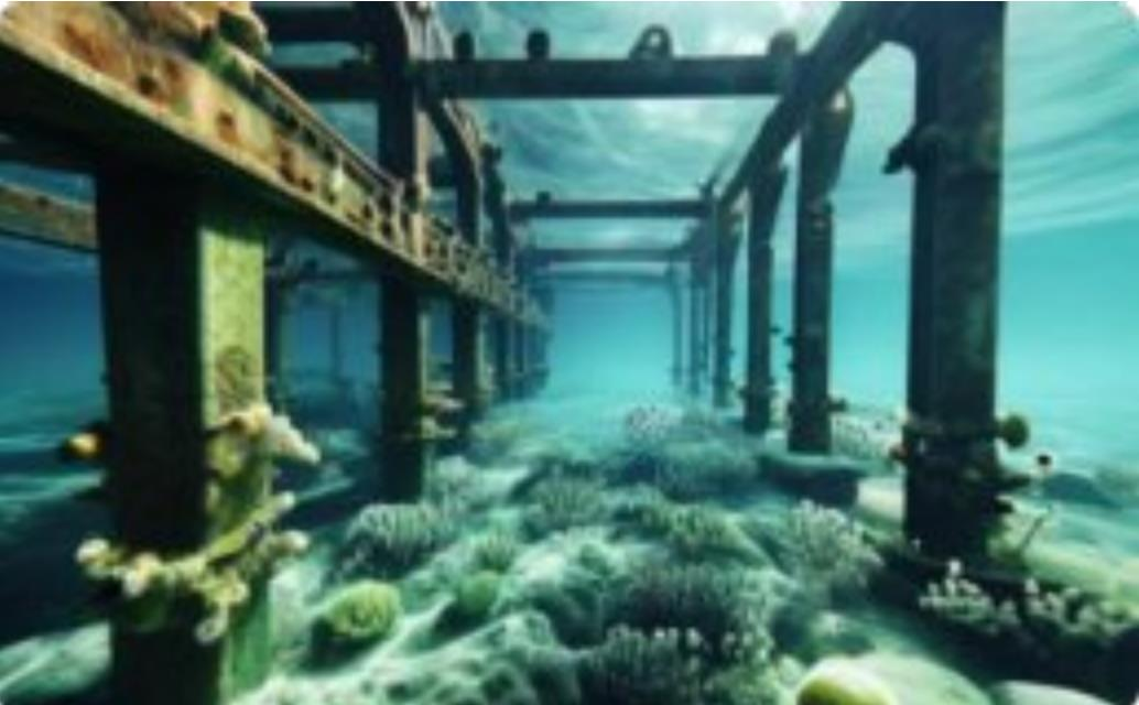 水下及海洋浪溅区钢结构的长效防腐及修复示意